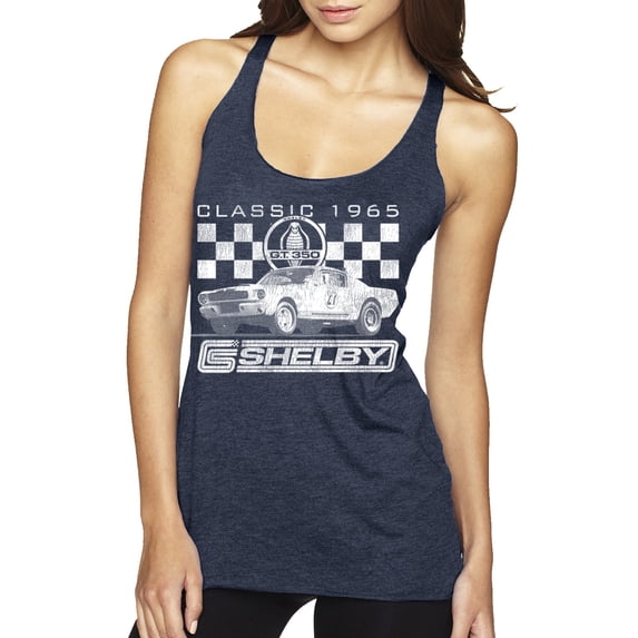 Wild Bobby Ford Shelby Classic 1965 GT Women Tri-Blend Racerback Tank Top