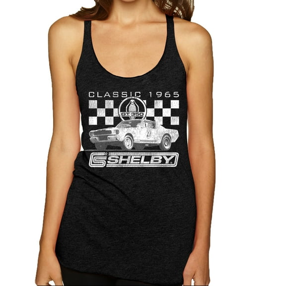 Wild Bobby Ford Shelby Classic 1965 GT Women Tri-Blend Racerback Tank Top