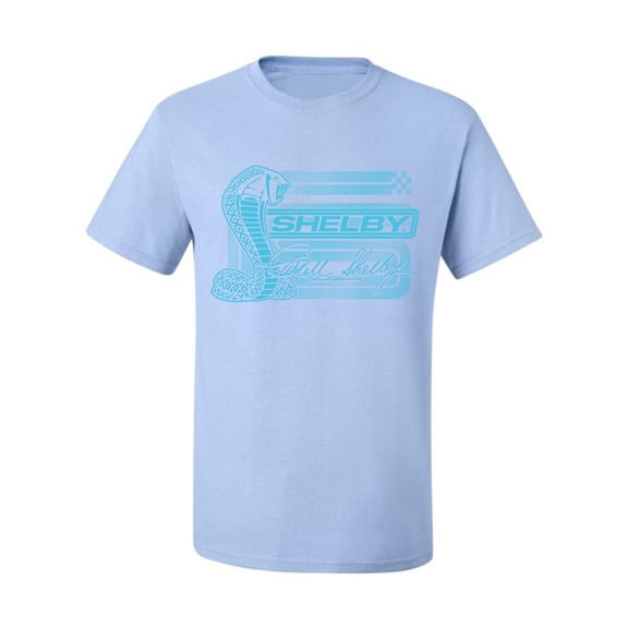 Wild Bobby Ford Shelby Cobra Retro Blue Logo Men Tee