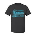 thumbnail image 1 of Wild Bobby Ford Shelby Cobra Retro Blue Logo Men Tee, 1 of 6