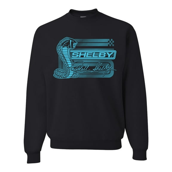 Wild Bobby Ford Shelby Cobra Retro Blue Logo Unisex Crewneck Sweatshirt