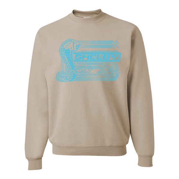 Wild Bobby Ford Shelby Cobra Retro Blue Logo Unisex Crewneck Sweatshirt