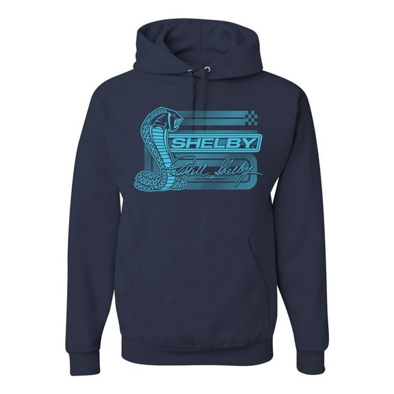 Wild Bobby Ford Shelby Cobra Retro Blue Logo Unisex Hoodie Sweatshirt