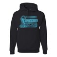 thumbnail image 1 of Wild Bobby Ford Shelby Cobra Retro Blue Logo Unisex Hoodie Sweatshirt, 1 of 6