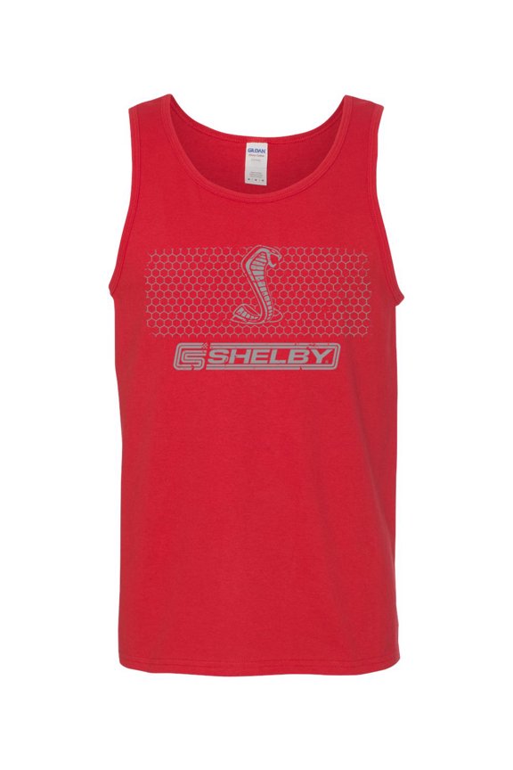 Ford Shelby Diamond Grille Cobra Logo Men Tank Top
