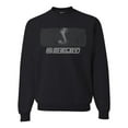 thumbnail image 1 of Wild Bobby Ford Shelby Diamond Grille Cobra Logo Unisex Crewneck Sweatshirt, 1 of 6