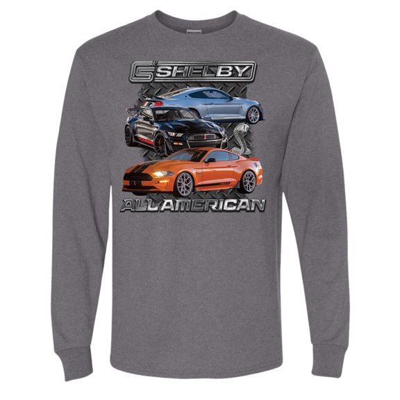 Wild Bobby Ford Shelby GT All American Men Long Sleeve Shirt
