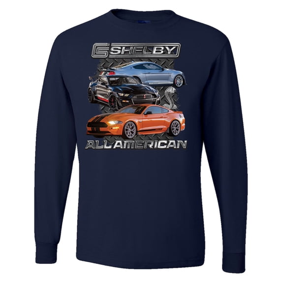 Wild Bobby Ford Shelby GT All American Men Long Sleeve Shirt