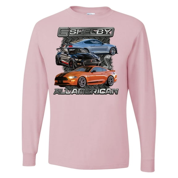 Wild Bobby Ford Shelby GT All American Men Long Sleeve Shirt