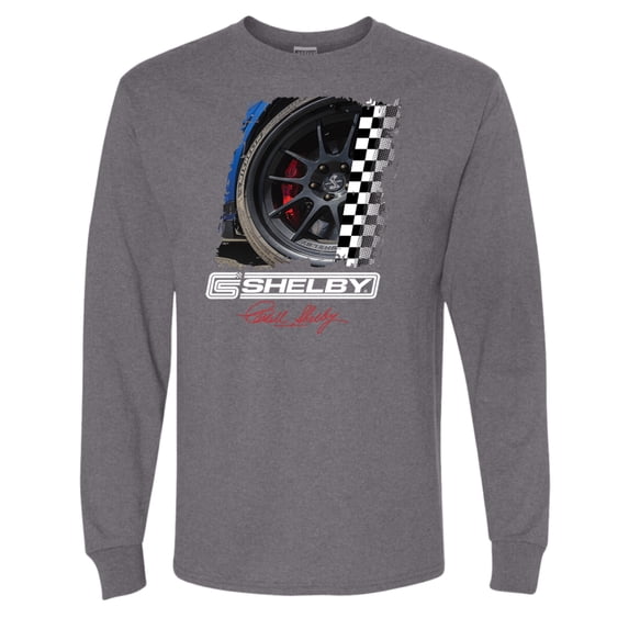 Wild Bobby Ford Shelby GT Rims Vintage Men Long Sleeve Shirt