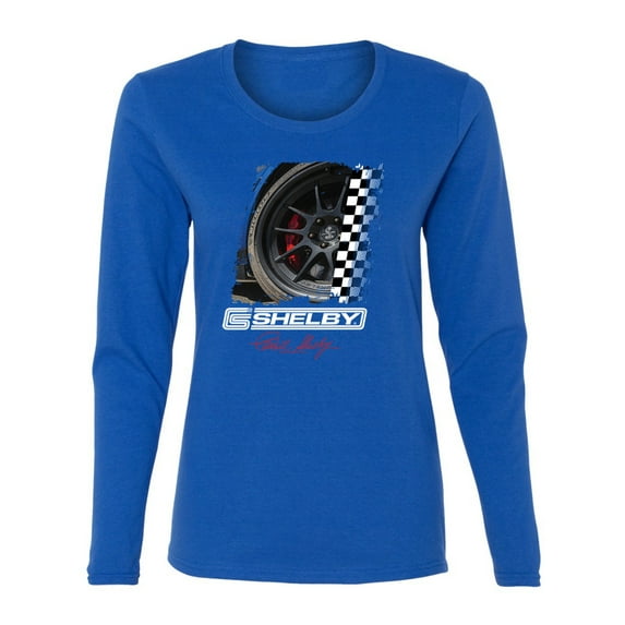 Wild Bobby Ford Shelby GT Rims Vintage Women Graphic Long Sleeve Tee