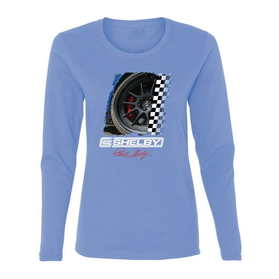 Wild Bobby Ford Shelby GT Rims Vintage Women Graphic Long Sleeve Tee