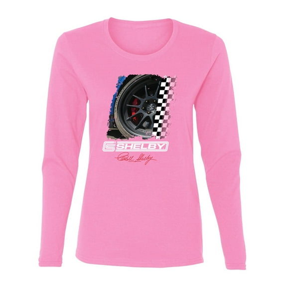 Wild Bobby Ford Shelby GT Rims Vintage Women Graphic Long Sleeve Tee