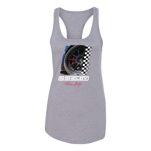 Wild Bobby Ford Shelby GT Rims Vintage Women Racerback Tank Top