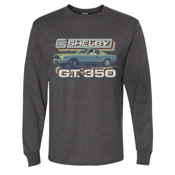 Wild Bobby Ford Shelby GT350 Retro Colorshift Men Long Sleeve Shirt
