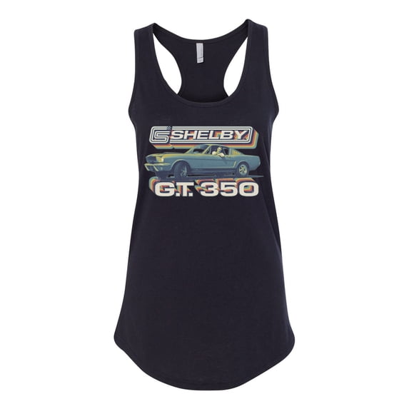 Wild Bobby Ford Shelby GT350 Retro Colorshift Women Racerback Tank Top