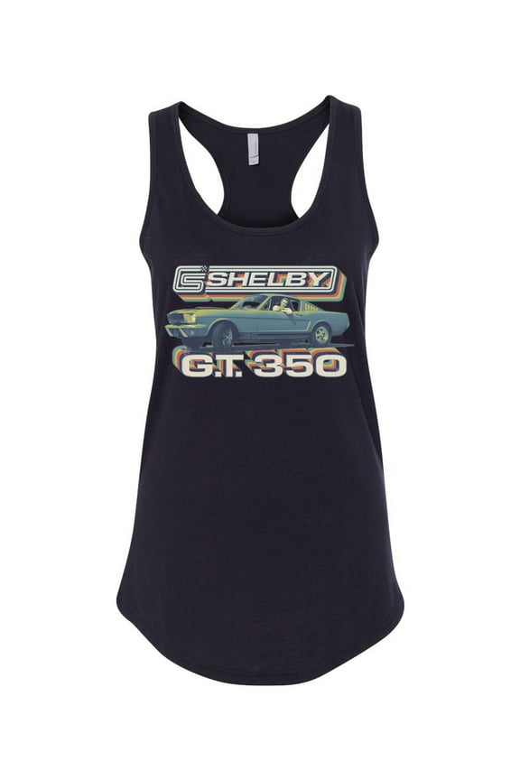 Ford Shelby GT350 Retro Colorshift Women Racerback Tank Top