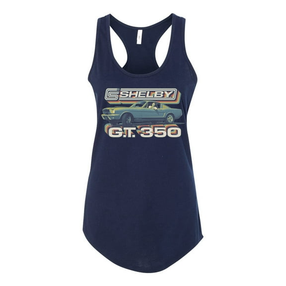 Wild Bobby Ford Shelby GT350 Retro Colorshift Women Racerback Tank Top