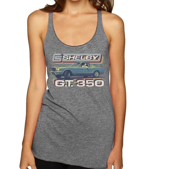 Wild Bobby Ford Shelby GT350 Retro Colorshift Women Tri-Blend Racerback Tank Top