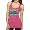 thumbnail image 1 of Wild Bobby Ford Shelby GT350 Retro Colorshift Women Tri-Blend Racerback Tank Top, 1 of 6