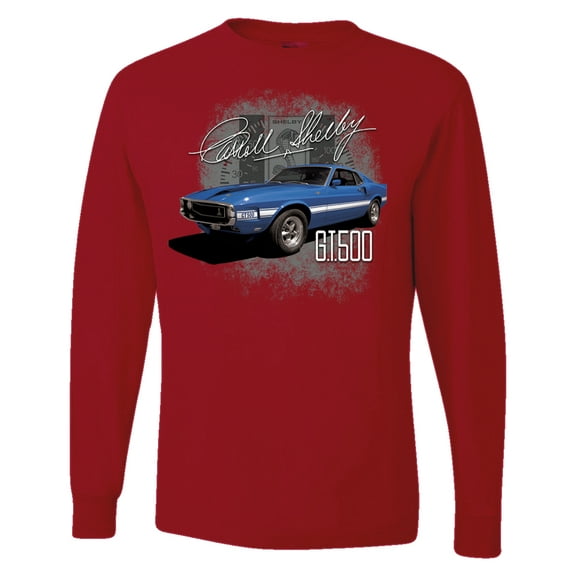 Wild Bobby Ford Shelby GT500 Vintage Mustang Men Long Sleeve Shirt