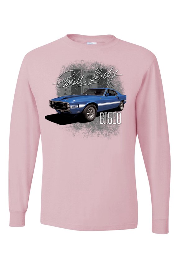 Ford Shelby GT500 Vintage Mustang Men Long Sleeve Shirt