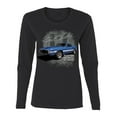 thumbnail image 1 of Wild Bobby Ford Shelby GT500 Vintage Mustang Women Graphic Long Sleeve Tee, 1 of 6