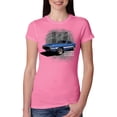 thumbnail image 1 of Wild Bobby Ford Shelby GT500 Vintage Mustang Women Slim Fit Junior Tee, 1 of 6