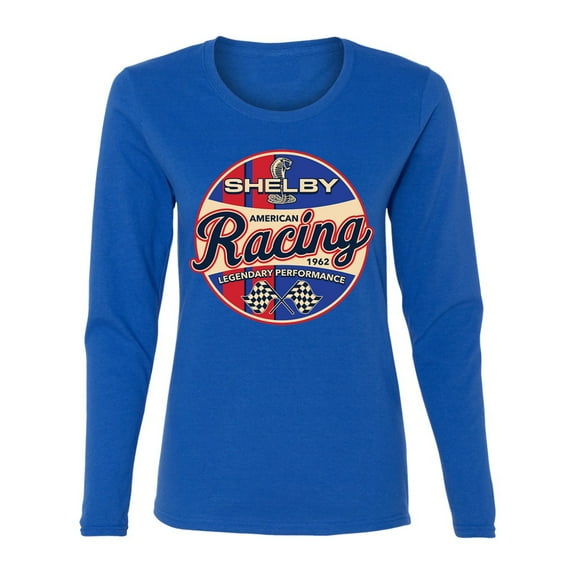 Wild Bobby Ford Shelby Racing Legendary Performance 1962 Women Graphic Long Sleeve Tee