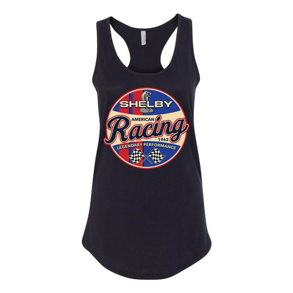 Wild Bobby Ford Shelby Racing Legendary Performance 1962 Women Racerback Tank Top
