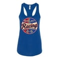 thumbnail image 1 of Wild Bobby Ford Shelby Racing Legendary Performance 1962 Women Racerback Tank Top, 1 of 6