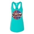 thumbnail image 1 of Wild Bobby Ford Shelby Racing Legendary Performance 1962 Women Racerback Tank Top, 1 of 6