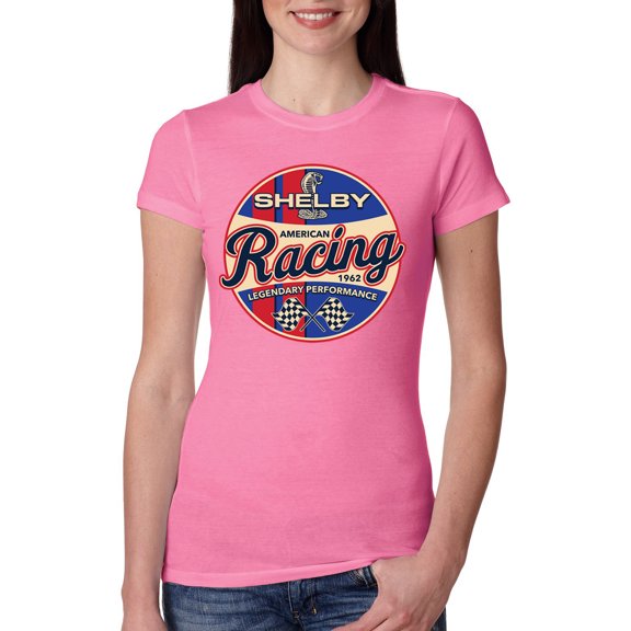 Wild Bobby Ford Shelby Racing Legendary Performance 1962 Women Slim Fit Junior Tee