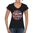 thumbnail image 1 of Wild Bobby Ford Shelby Racing Legendary Performance 1962 Women Standard V-Neck Tee, 1 of 6