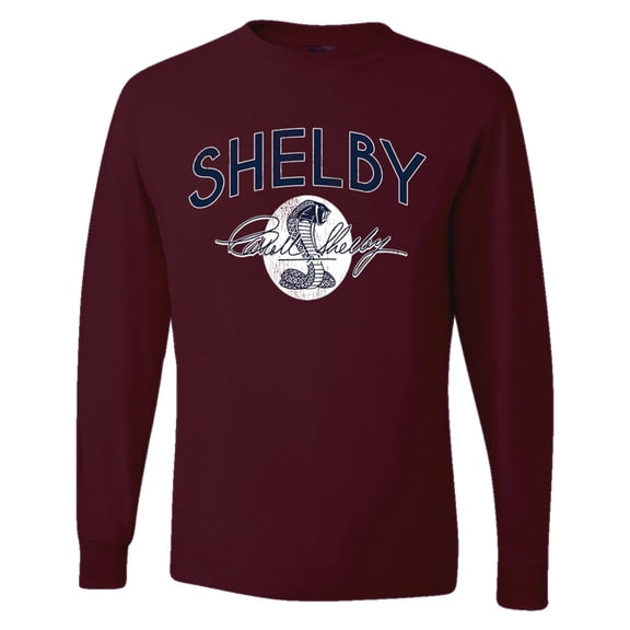 Wild Bobby Ford Shelby Retro Cobra Logo Men Long Sleeve Shirt