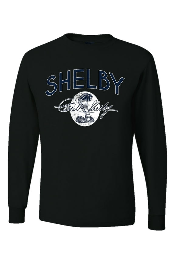 Ford Shelby Retro Cobra Logo Men Long Sleeve Shirt