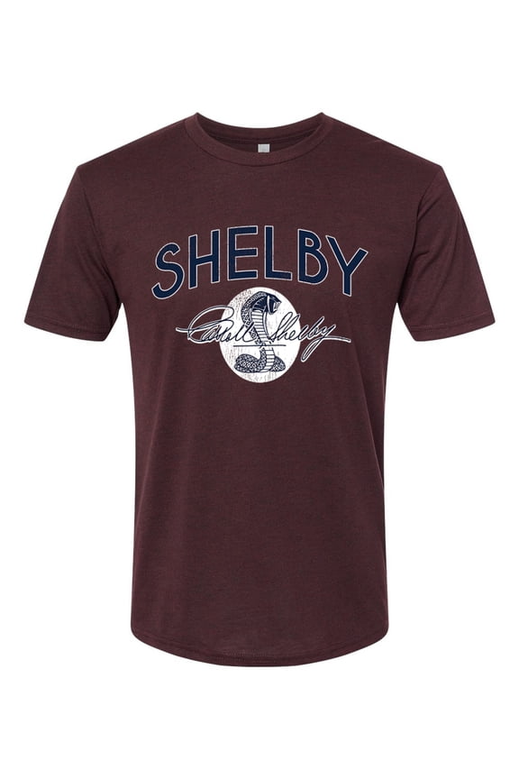 Ford Shelby Retro Cobra Logo Men Premium Tri Blend Tee