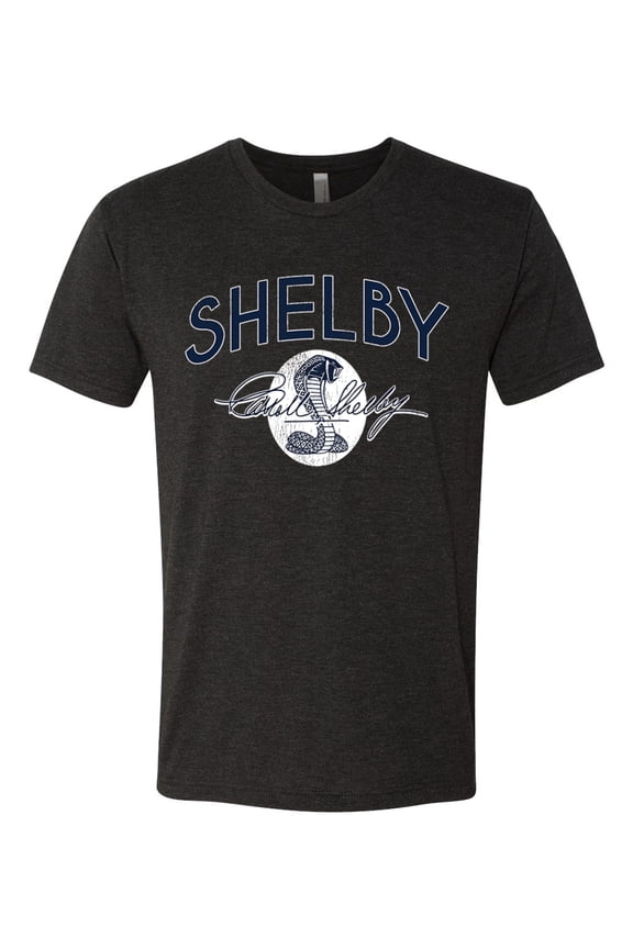 Ford Shelby Retro Cobra Logo Men Premium Tri Blend Tee