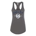 thumbnail image 1 of Wild Bobby Ford Shelby Retro Cobra Logo Women Racerback Tank Top, 1 of 6