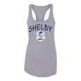 thumbnail image 1 of Wild Bobby Ford Shelby Retro Cobra Logo Women Racerback Tank Top, 1 of 6