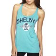 thumbnail image 1 of Wild Bobby Ford Shelby Retro Cobra Logo Women Tri-Blend Racerback Tank Top, 1 of 6