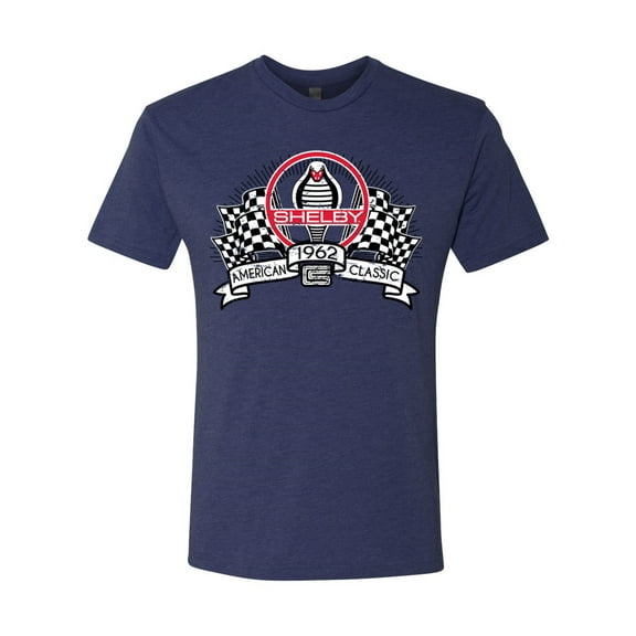 Wild Bobby Ford Shelby Vintage Checkered Flag Men Premium Tri Blend Tee