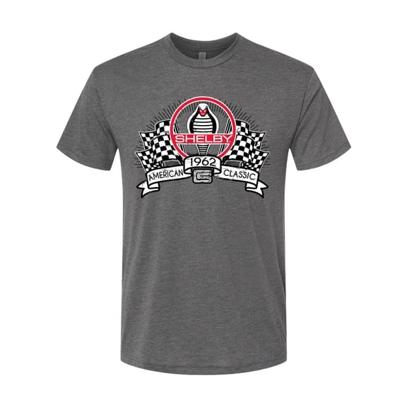 Wild Bobby Ford Shelby Vintage Checkered Flag Men Premium Tri Blend Tee