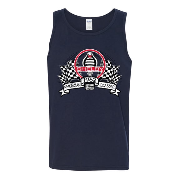 Wild Bobby Ford Shelby Vintage Checkered Flag Men Tank Top
