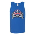 thumbnail image 1 of Wild Bobby Ford Shelby Vintage Checkered Flag Men Tank Top, 1 of 6