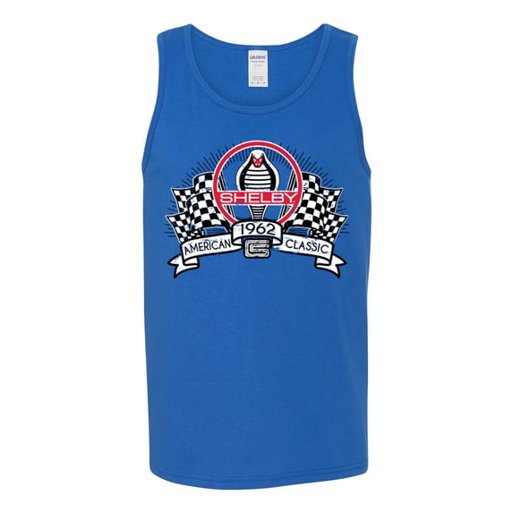 Wild Bobby Ford Shelby Vintage Checkered Flag Men Tank Top