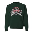 thumbnail image 1 of Wild Bobby Ford Shelby Vintage Checkered Flag Unisex Crewneck Sweatshirt, 1 of 6