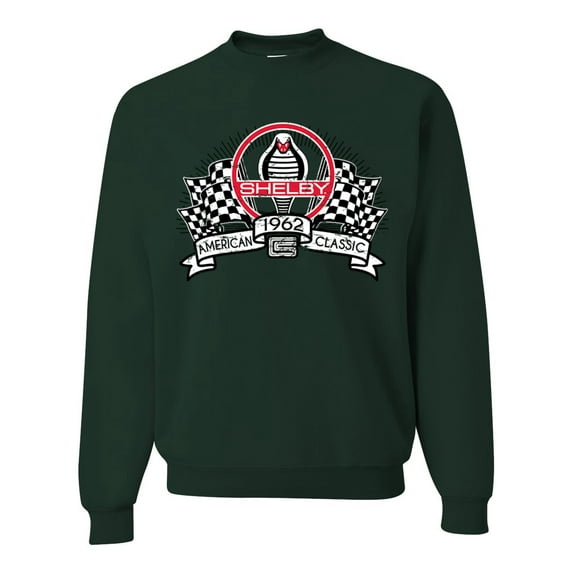 Wild Bobby Ford Shelby Vintage Checkered Flag Unisex Crewneck Sweatshirt