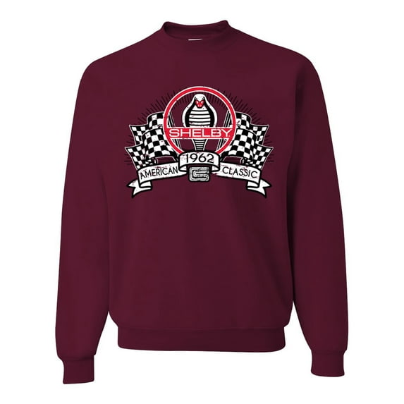 Wild Bobby Ford Shelby Vintage Checkered Flag Unisex Crewneck Sweatshirt