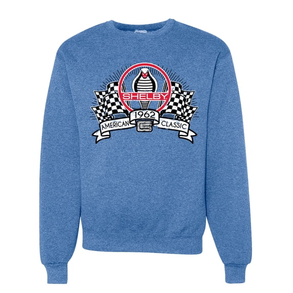 Wild Bobby Ford Shelby Vintage Checkered Flag Unisex Crewneck Sweatshirt